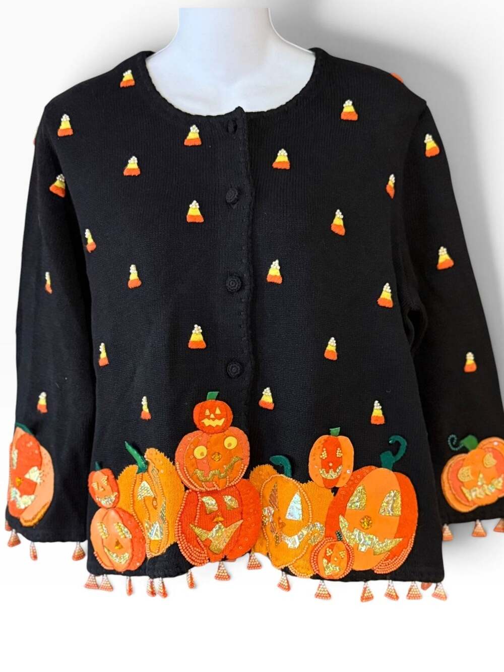 Vintage 2000 Michael Simon Halloween Sweater Womens Medium